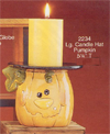 Lg. Candle Hat Pumpkin